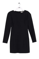 Robe Sandro Noir en Synthétique, taille S - Seconde Main