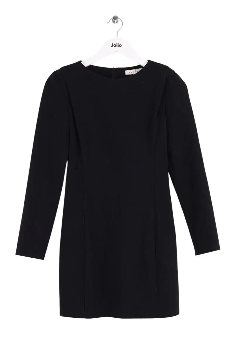 Robe Sandro Noir en Synthétique, taille S - Seconde Main