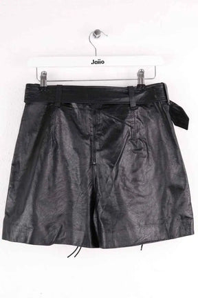 Bermuda Olivier Theyskens Noir en Cuir