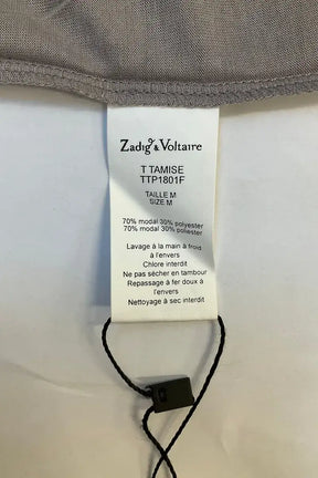 T-shirt Zadig & Voltaire Beige en Synthétique
