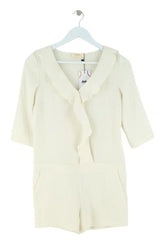 Combishort Ba&Sh Blanc en Synthétique, taille XS - Seconde Main