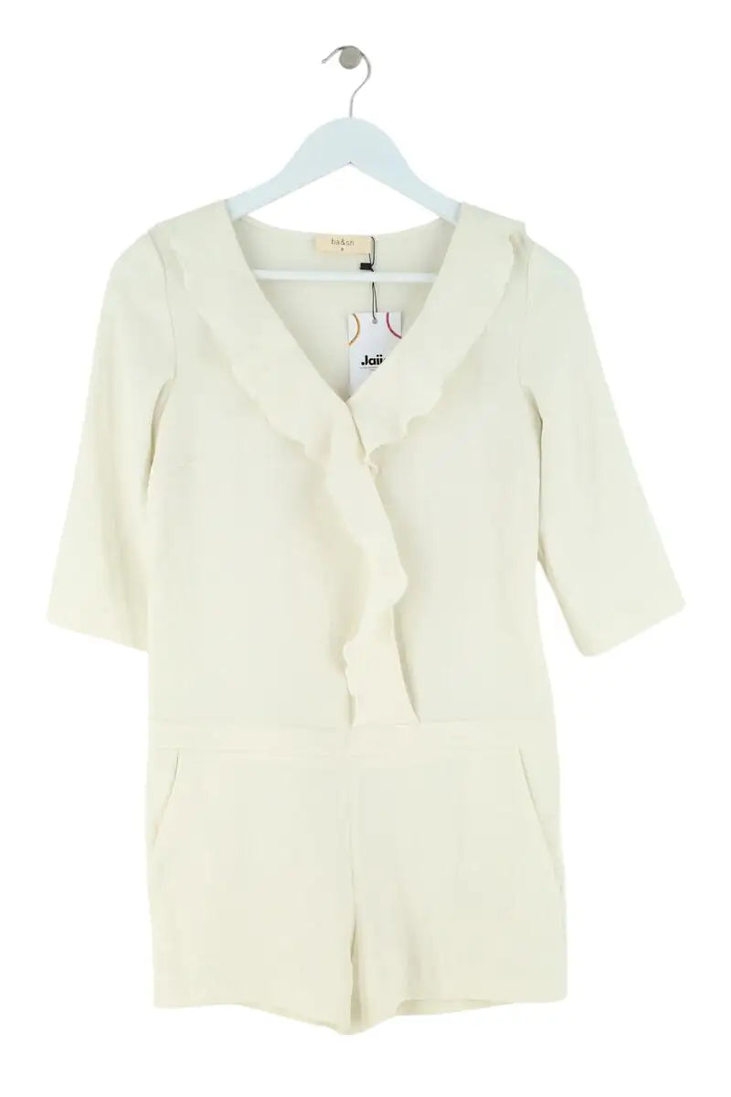 Combishort Ba&Sh Blanc en Synthétique, taille XS - Seconde Main