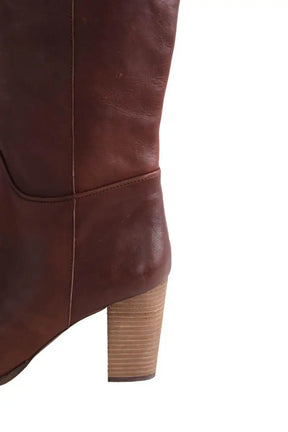 Bottes Sessun Marron en Cuir