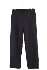 Pantalon droit Samsoe Samsoe Noir en Synthétique, taille L - Seconde Main