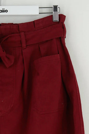 Jupe Antik Batik  Rouge