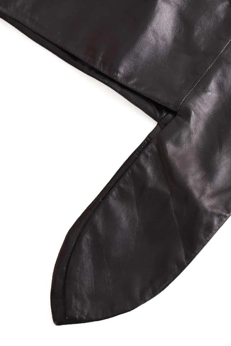 Chapeau Magda Butrym Noir en Cuir