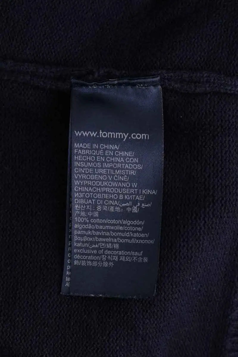 Pull Tommy Hilfiger Bleu en Coton