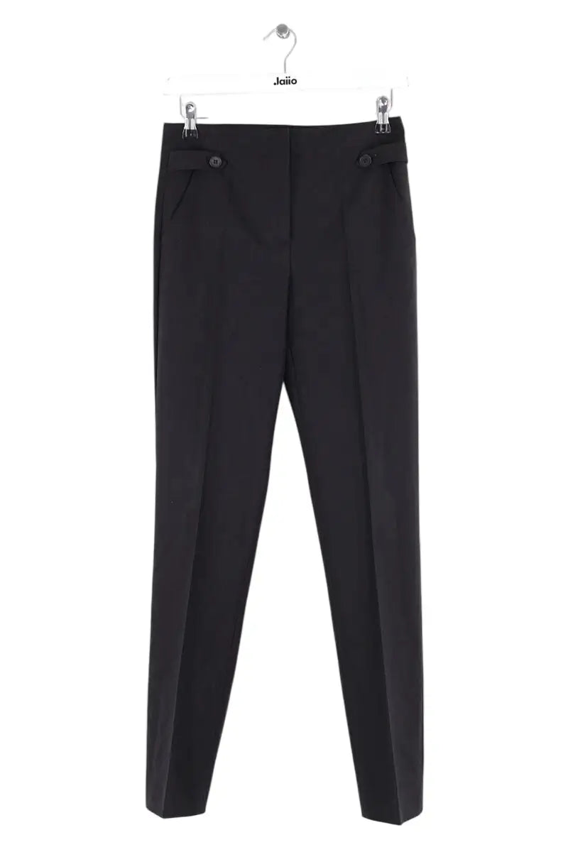 Pantalon droit Theory Noir en Laine, taille M - Seconde Main