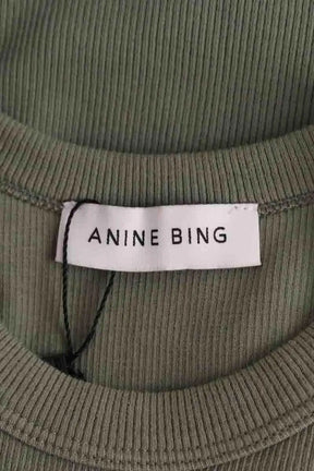 Top sans manche Anine Bing Kaki en Coton