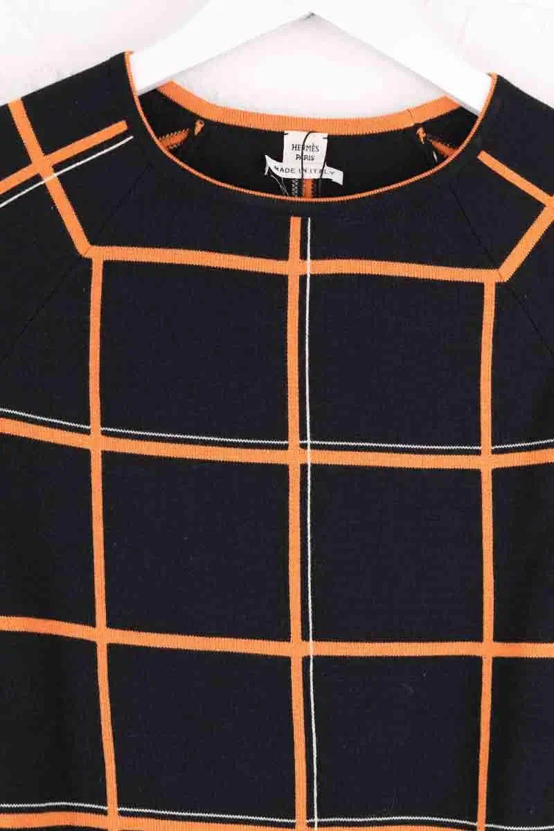 Pull Hermès Noir en Laine