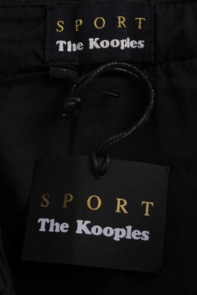 Jupe The Kooples Noir en Daim
