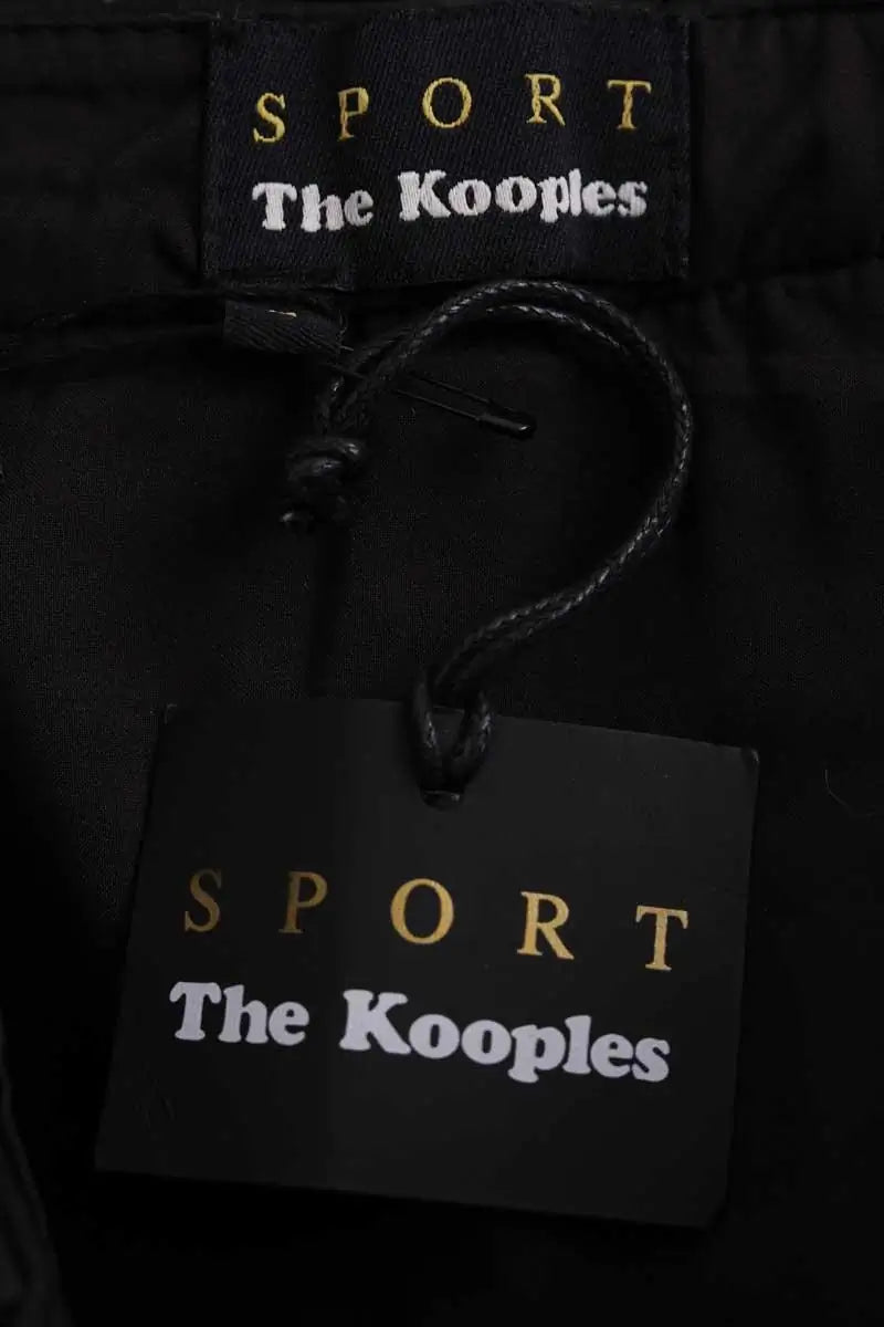Jupe The Kooples Noir en Daim
