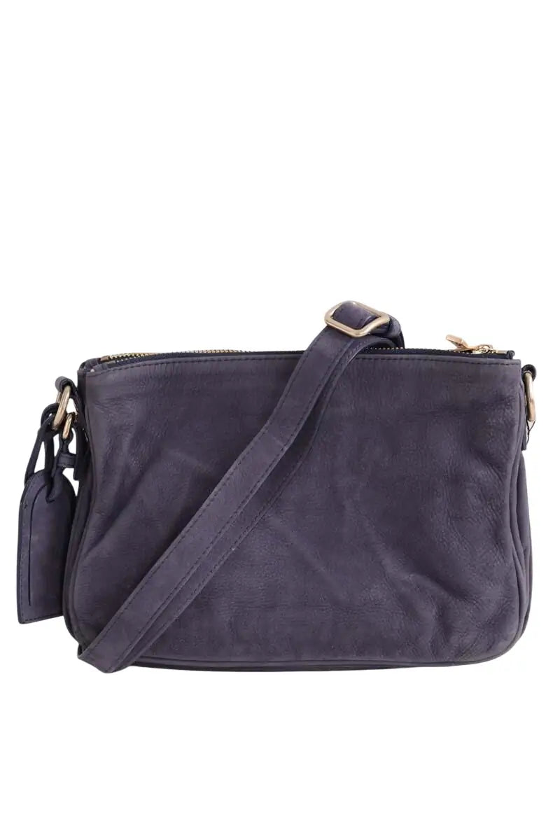 Sac à bandoulière Vanessa Bruno Bleu en Cuir - Seconde Main