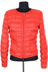 Doudoune Moncler Rouge en Fourrure, taille XS - Seconde Main
