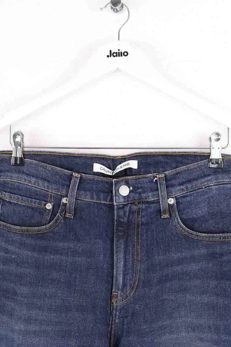 Pantalon slim Calvin Klein Bleu en Denim - Jeans