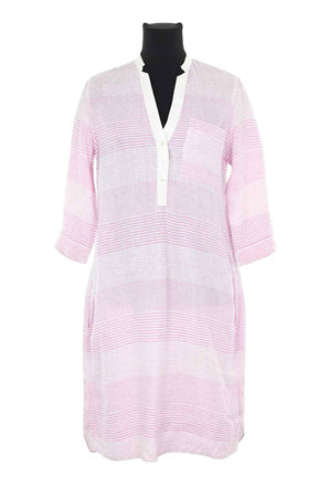 Mi-longueur Rosso 35  Rose