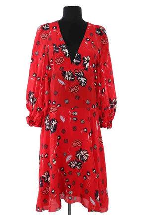 Robe Zadig & Voltaire Rouge en Soie, taille XS - Seconde Main