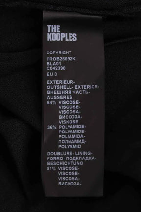 Robe The Kooples Noir en Viscose