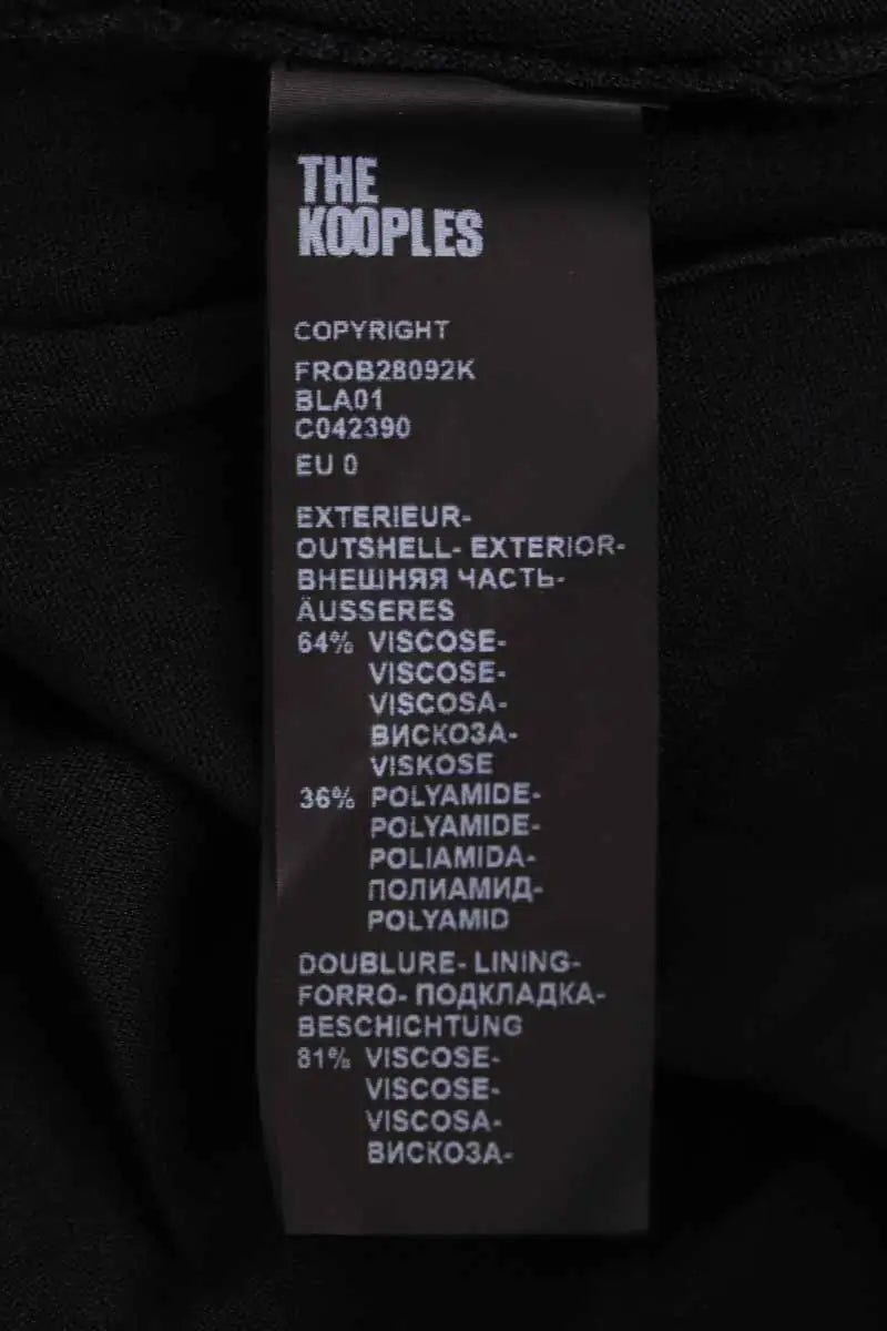 Robe The Kooples Noir en Viscose