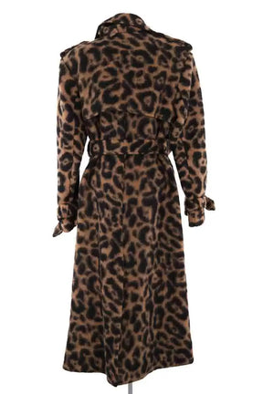 Manteau SIMKHAI Leopard Marron en Synthétique