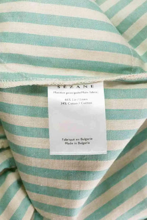 Pantalon Sézane Bleu en Lin
