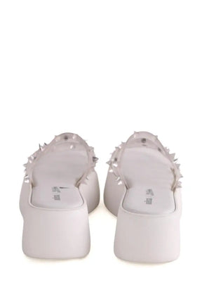 Mules Jean Paul Gaultier Blanc en Caoutchouc