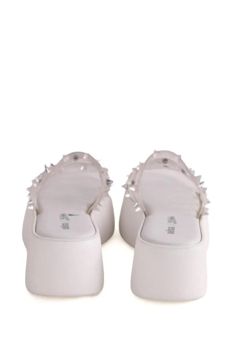 Mules Jean Paul Gaultier Blanc en Caoutchouc