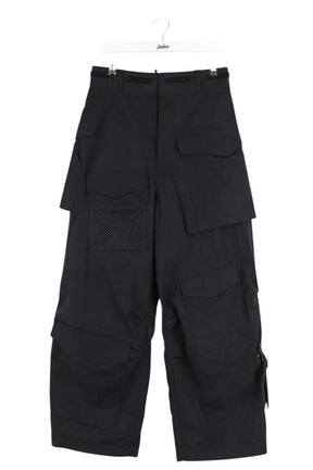 Pantalon large Junya Watanabe Noir en Synthétique, taille M - Seconde Main