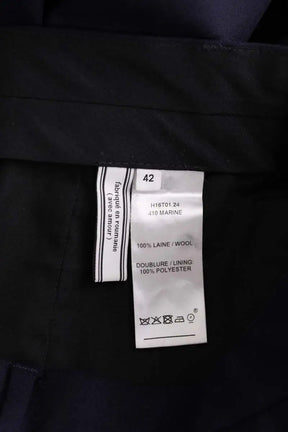 Pantalon droit Ami Bleu en Coton