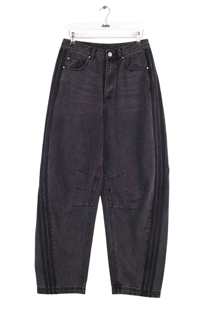 Jean Adidas Noir en Coton, taille XS - Seconde Main