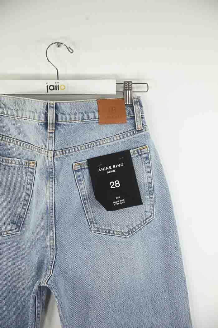 Jean Anine Bing Bleu en Coton