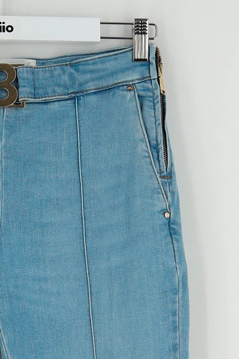 Jean Blumarine Bleu en Coton