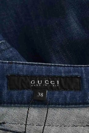 Jean bootcut  Gucci Bleu en Coton
