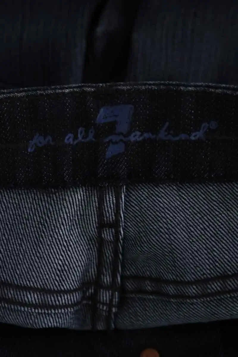 Jean bootcut 7 For All Mankind A pocket Bleu en Coton