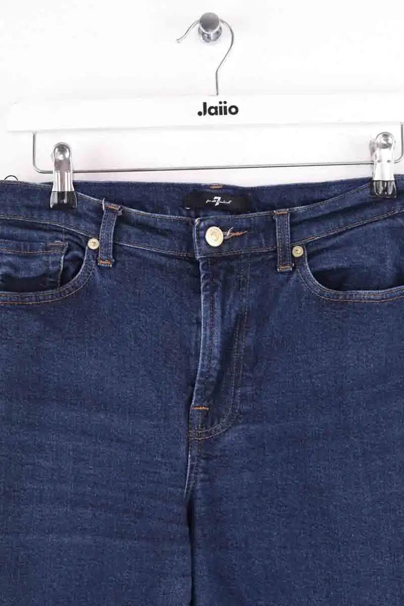 Jean bootcut 7 For All Mankind Bleu en Coton