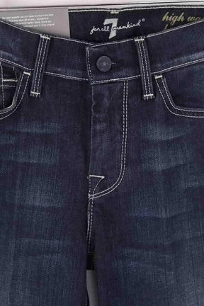 Jean bootcut 7 For All Mankind Bleu en Coton