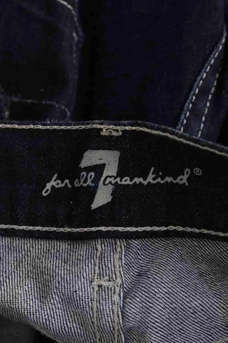 Jean bootcut 7 For All Mankind Bleu en Coton