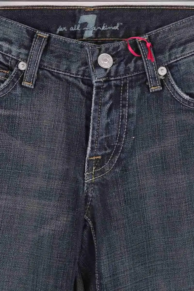 Jean bootcut 7 For All Mankind Bleu en Coton