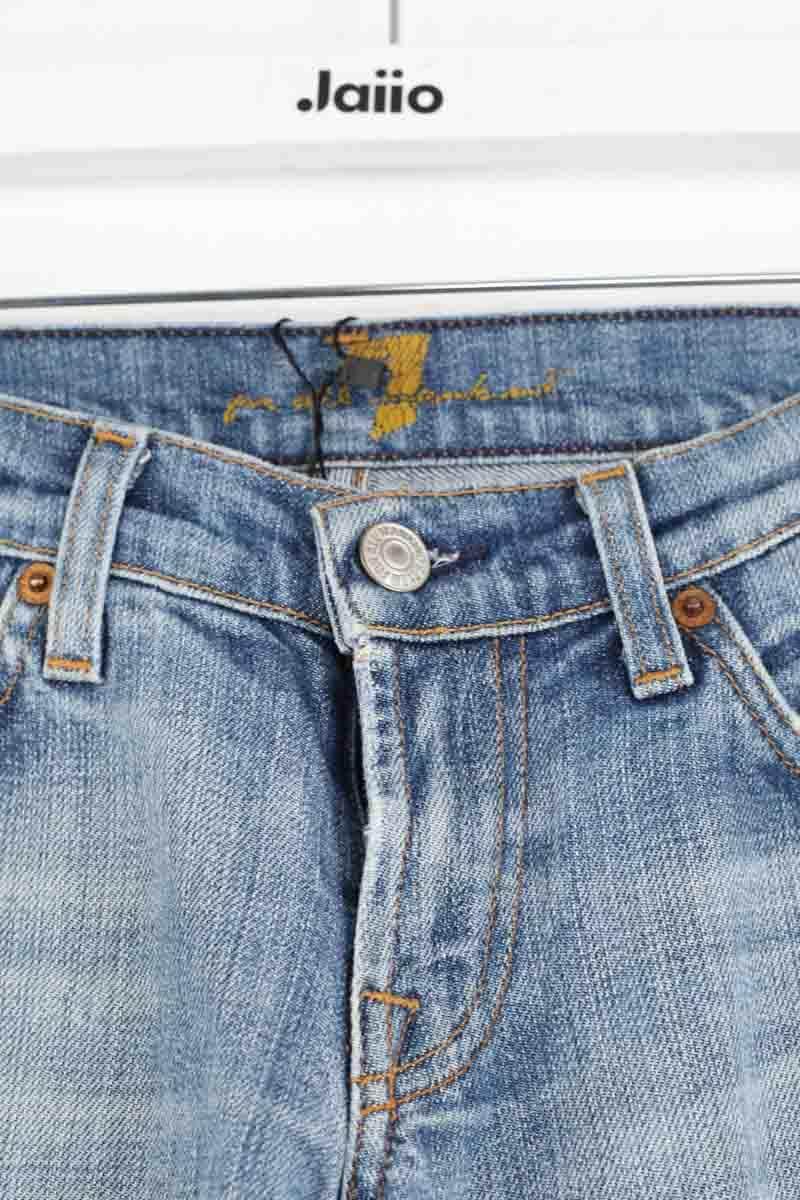 Jean bootcut 7 For All Mankind Bleu en Coton