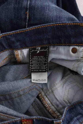 Jean bootcut 7 For All Mankind Bleu en Coton