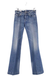 Jean bootcut 7 For All Mankind Bleu en Coton, taille XS - Seconde Main