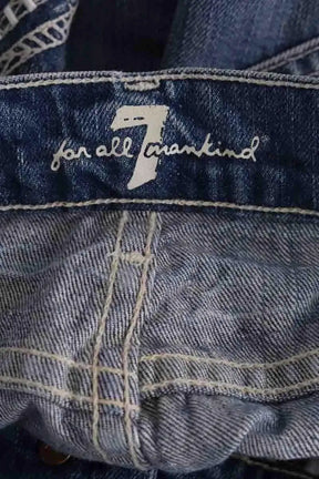 Jean bootcut 7 For All Mankind Bleu en Coton