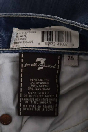 Jean bootcut 7 For All Mankind Bleu en Coton
