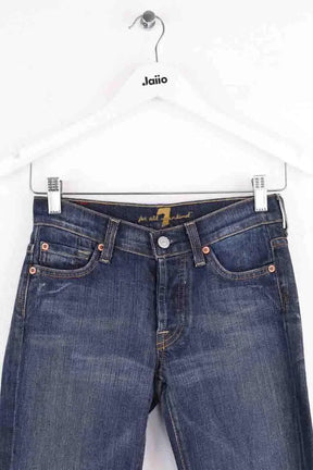 Jean bootcut 7 For All Mankind Bleu en Coton