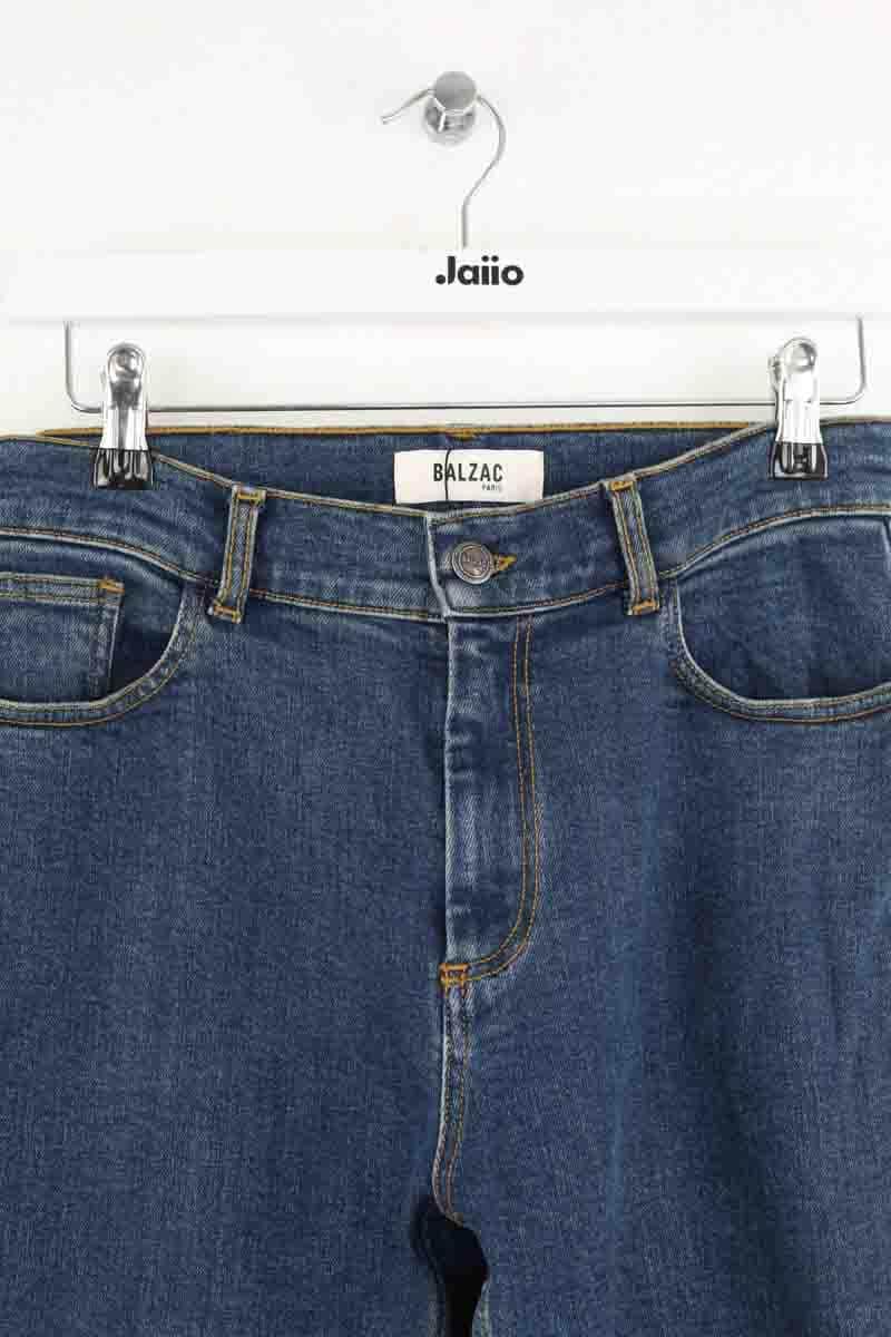 Jean bootcut Balzac Bleu en Coton - élasthanne