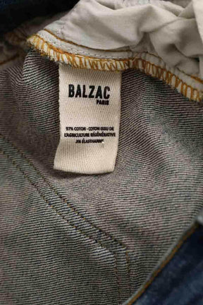 Jean bootcut Balzac Bleu en Coton - élasthanne