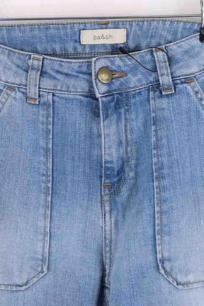 Jean bootcut Ba&Sh Bleu en Coton