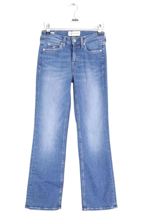 Jean bootcut Calvin Klein Mid rise cropped flare Bleu en Coton, taille XS - Seconde Main