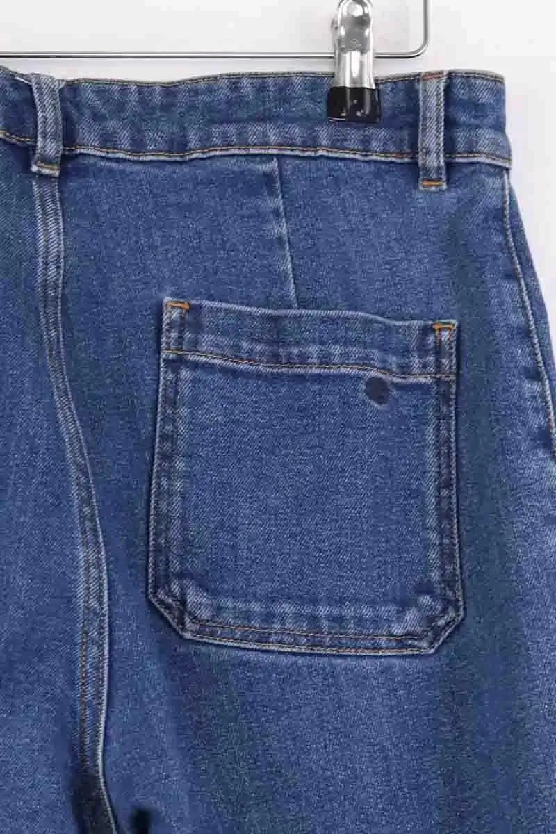 Jean bootcut Figaret Bleu en Coton