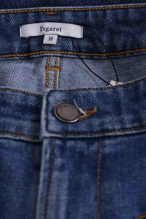 Jean bootcut Figaret Bleu en Coton